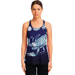 Astrological Scorpio Sign Print Women's Racerback Tank Top