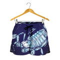 Astrological Scorpio Sign Print Women's Shorts