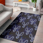 Astrology Capricorn Sign Print Area Rug