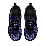 Astrology Capricorn Sign Print Black Sneakers