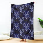 Astrology Capricorn Sign Print Blanket