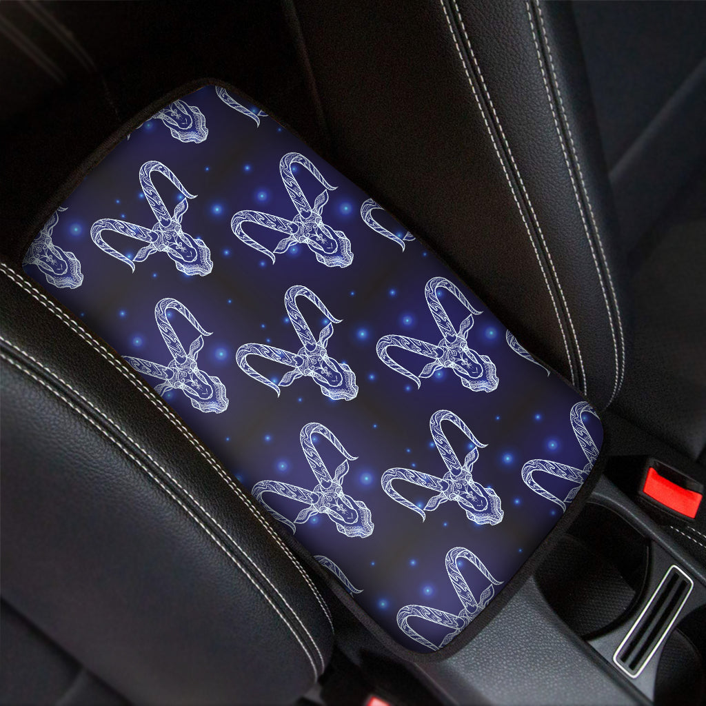 Astrology Capricorn Sign Print Car Center Console Cover