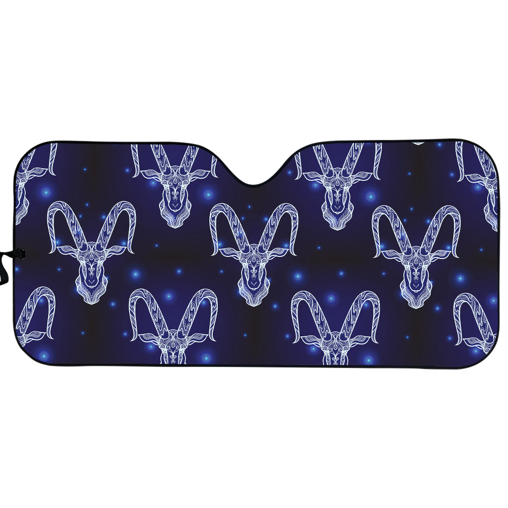 Astrology Capricorn Sign Print Car Sun Shade