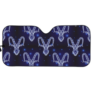 Astrology Capricorn Sign Print Car Sun Shade