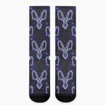 Astrology Capricorn Sign Print Crew Socks