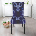 Astrology Capricorn Sign Print Dining Chair Slipcover