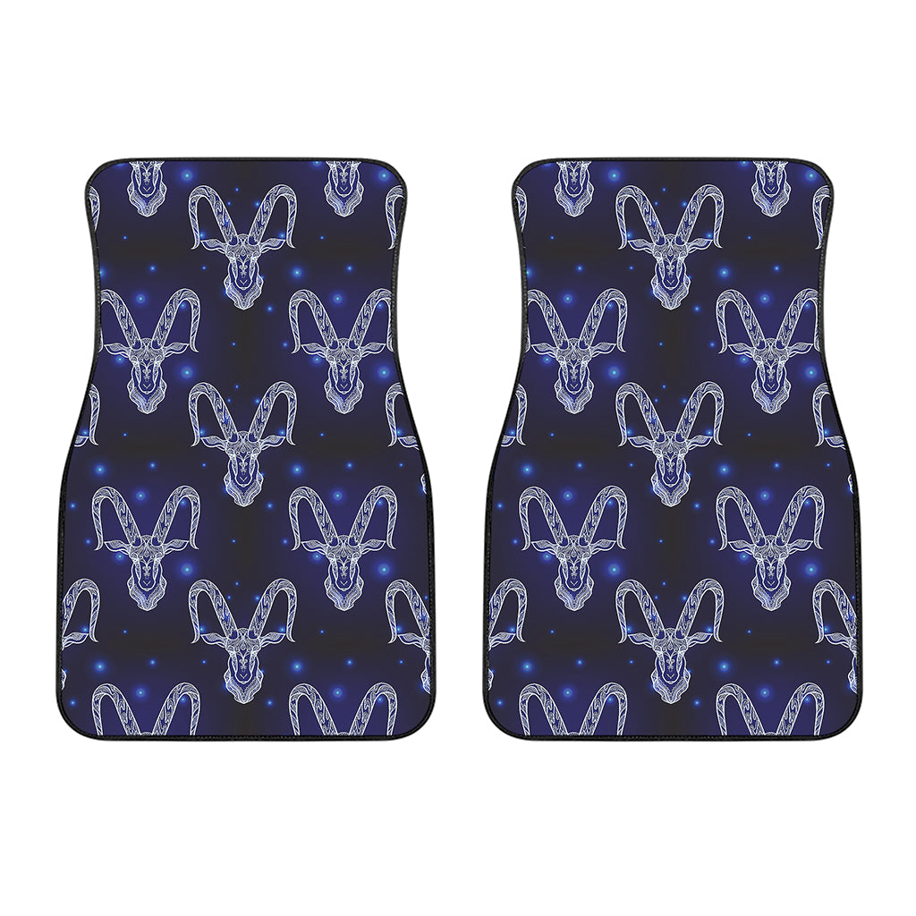 Astrology Capricorn Sign Print Front Car Floor Mats