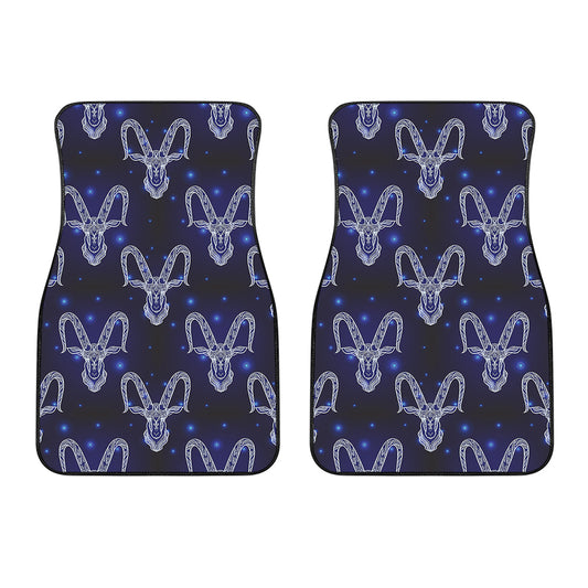 Astrology Capricorn Sign Print Front Car Floor Mats