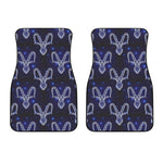 Astrology Capricorn Sign Print Front Car Floor Mats