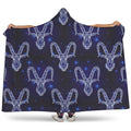 Astrology Capricorn Sign Print Hooded Blanket