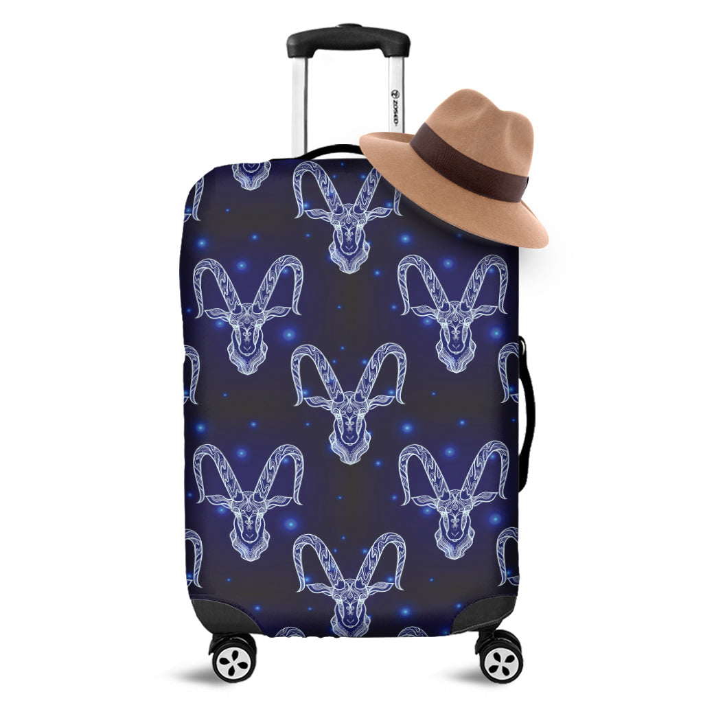 Astrology Capricorn Sign Print Luggage Cover