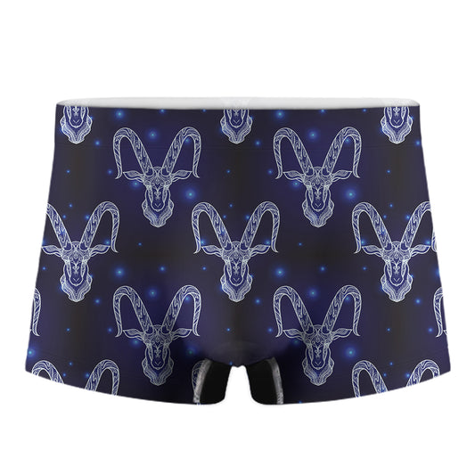 Astrology Capricorn Sign Print Men's Boxer Briefs