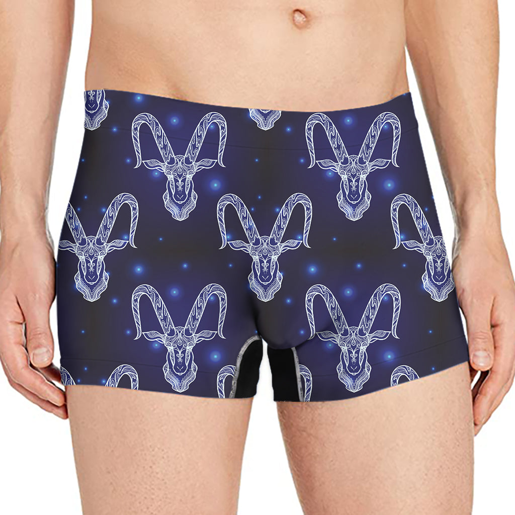 Astrology Capricorn Sign Print Men's Boxer Briefs