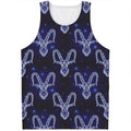 Astrology Capricorn Sign Print Men's Tank Top