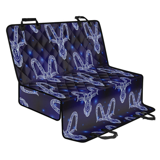 Astrology Capricorn Sign Print Pet Car Back Seat Cover