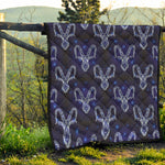 Astrology Capricorn Sign Print Quilt