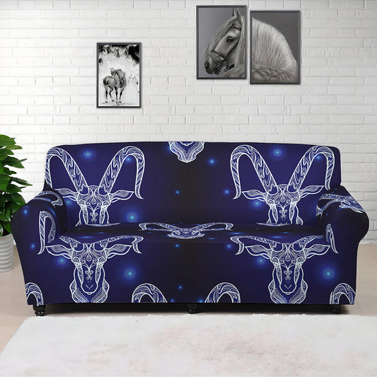Astrology Capricorn Sign Print Sofa Cover