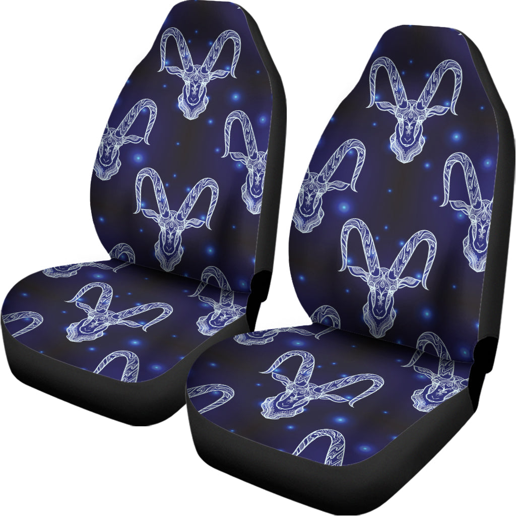 Astrology Capricorn Sign Print Universal Fit Car Seat Covers