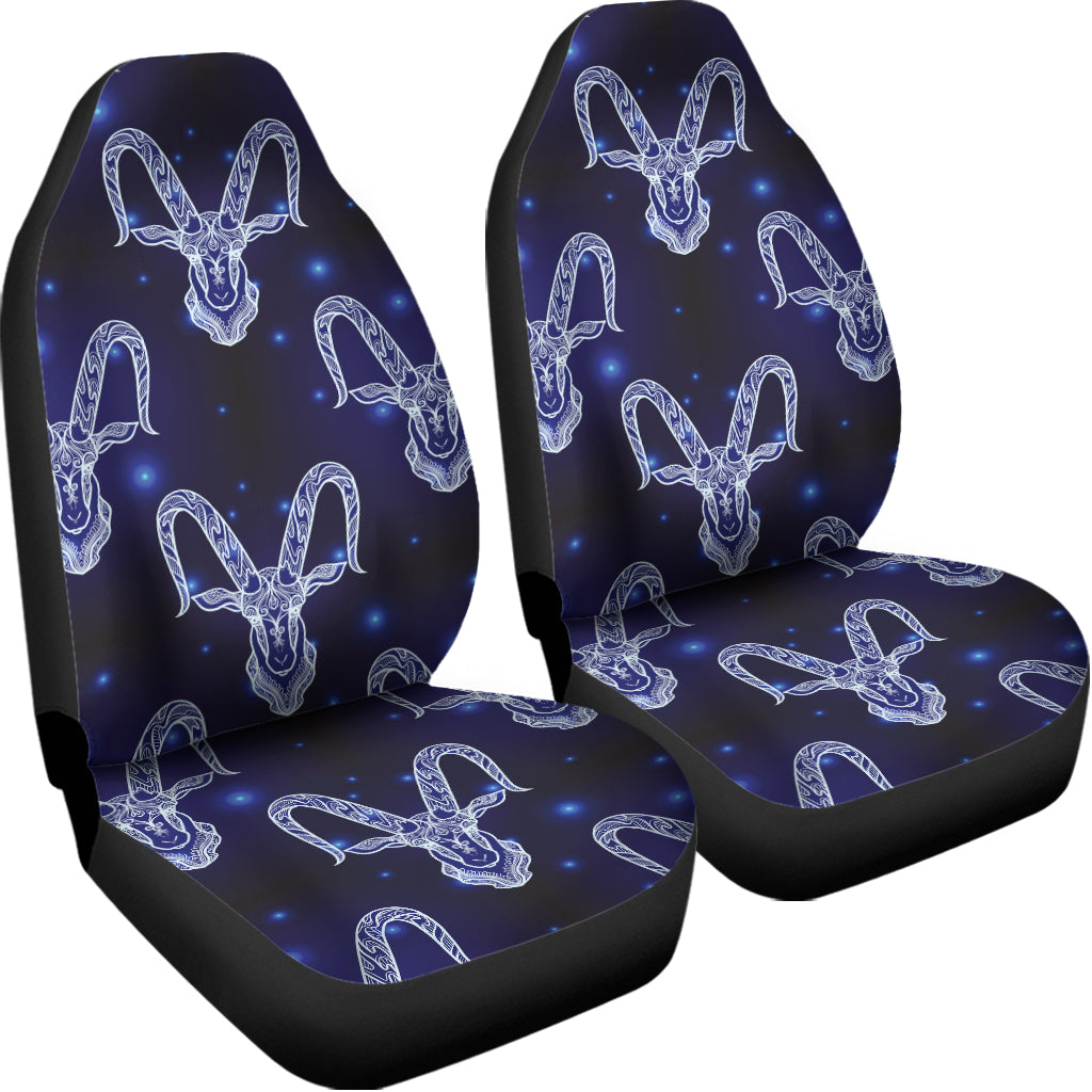 Astrology Capricorn Sign Print Universal Fit Car Seat Covers