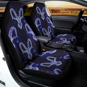 Astrology Capricorn Sign Print Universal Fit Car Seat Covers