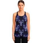 Astrology Capricorn Sign Print Women's Racerback Tank Top