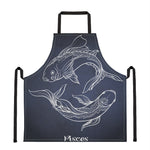 Astrology Pisces Sign Print Apron