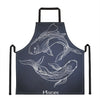 Astrology Pisces Sign Print Apron