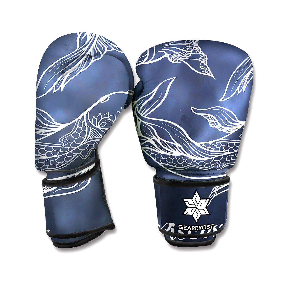 Astrology Pisces Sign Print Boxing Gloves