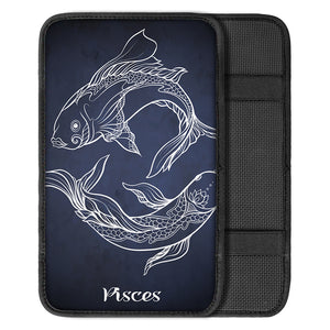 Astrology Pisces Sign Print Car Center Console Cover