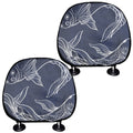 Astrology Pisces Sign Print Car Headrest Covers