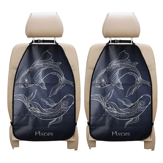 Astrology Pisces Sign Print Car Seat Organizers