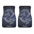 Astrology Pisces Sign Print Front Car Floor Mats