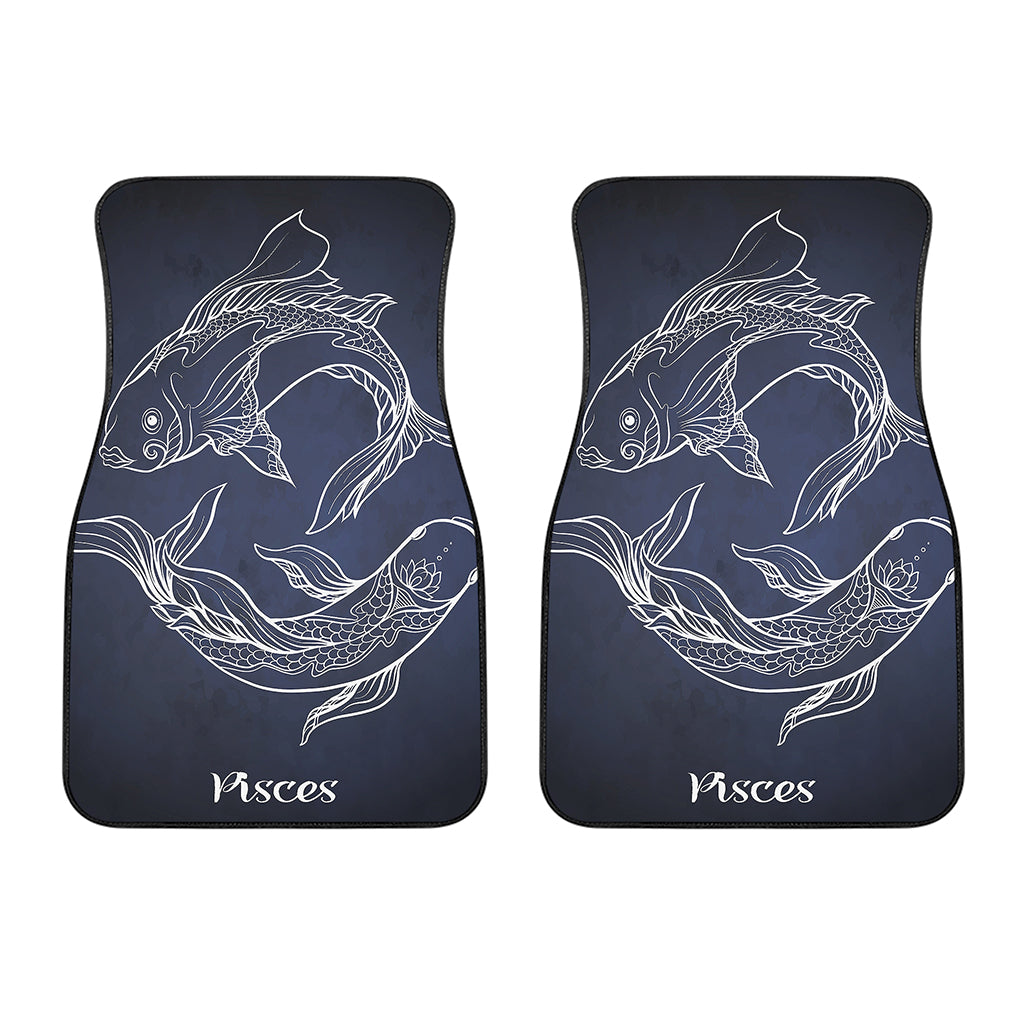 Astrology Pisces Sign Print Front Car Floor Mats