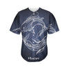 Astrology Pisces Sign Print Men's Baseball Jersey