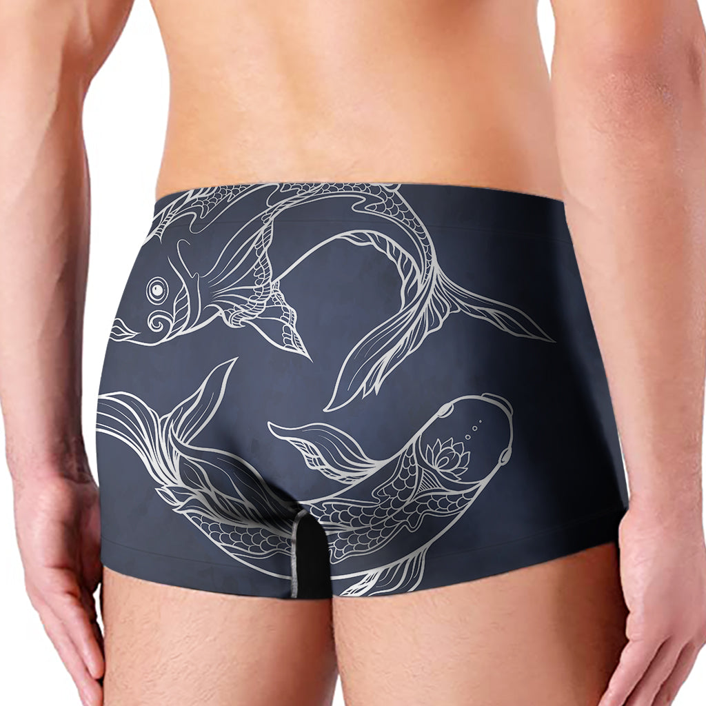 Astrology Pisces Sign Print Men's Boxer Briefs