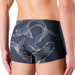 Astrology Pisces Sign Print Men's Boxer Briefs