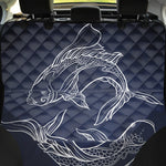 Astrology Pisces Sign Print Pet Car Back Seat Cover