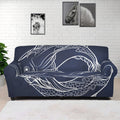 Astrology Pisces Sign Print Sofa Cover