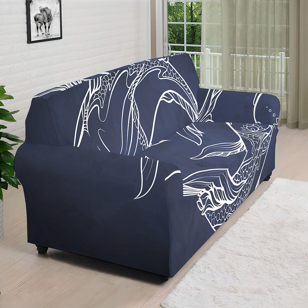 Astrology Pisces Sign Print Sofa Cover