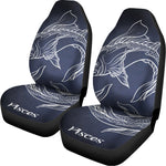 Astrology Pisces Sign Print Universal Fit Car Seat Covers