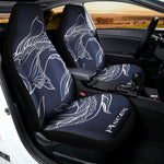Astrology Pisces Sign Print Universal Fit Car Seat Covers