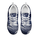 Astrology Pisces Sign Print White Sneakers