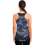 Astrology Pisces Sign Print Women's Racerback Tank Top