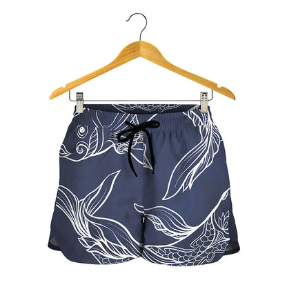 Astrology Pisces Sign Print Women's Shorts