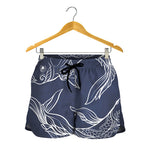 Astrology Pisces Sign Print Women's Shorts