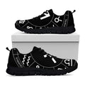 Astrology Sagittarius Sign Print Black Running Shoes