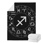 Astrology Sagittarius Sign Print Blanket