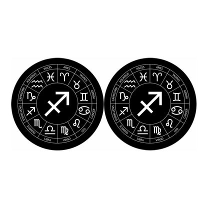 Astrology Sagittarius Sign Print Car Coasters