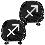 Astrology Sagittarius Sign Print Car Headrest Covers
