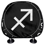 Astrology Sagittarius Sign Print Car Headrest Covers